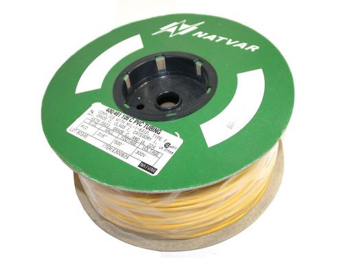 UP TO 20 NATVAR 400/461 500&#039; .016&#034; WALL 300V PVC ELECTRICAL SLEEVING TUBING #10