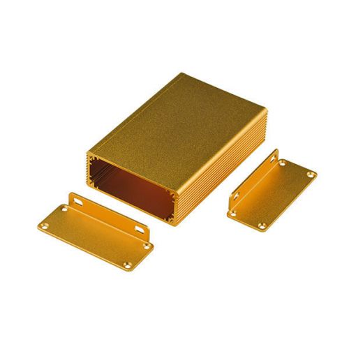 New 3.94&#034;*2.60&#034;*1.06&#034; aluminum box enclousure golden case project electronic diy for sale