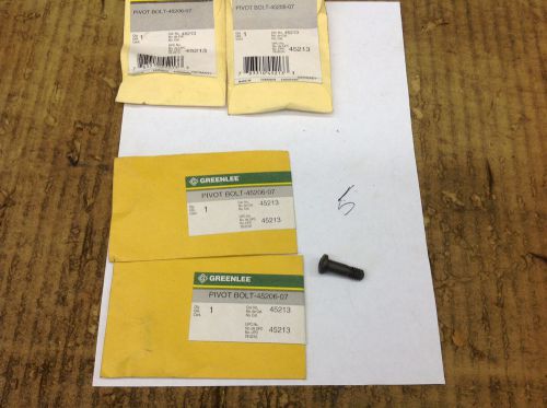 (5) Greenlee 45213 Pivot Bolt 45206-07,  Cable Cutter Part. NEW