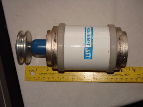 JENNINGS CVRG-22-75S CERAMIC VARIABLE VACUUM CAPACITOR 75KV