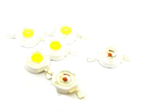 10pcs 3W Pure White High Power 6500K Lamp Bulb LED LEDs