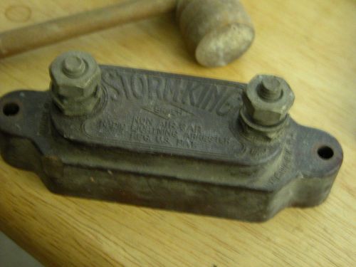 VINTAGE LIGHTNING ARRESTOR BRACH STORM KING NON AIR GAP