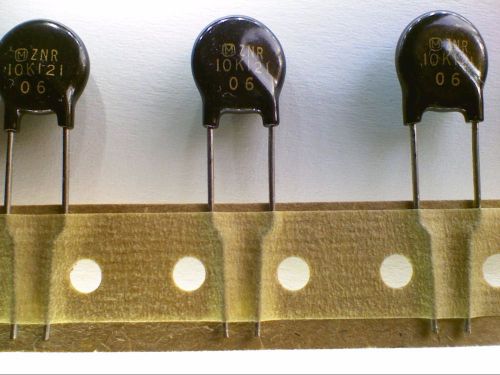 Lot of 5 Panasonic 120V Varistors MOV 12mm ERZ-TC6BB121