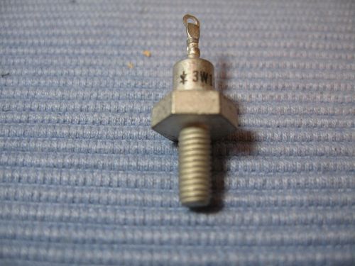 VINTAGE ZENER DIODE #3W12, 3W, 12 V, STUD MOUNT, NEW