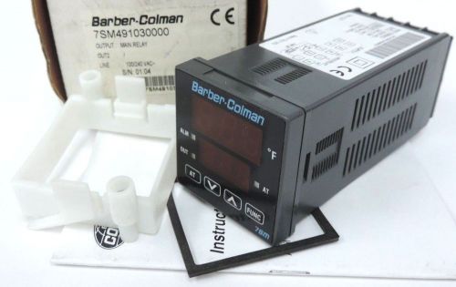 BARBER-COLMAN 7SM491030000 1/16 DIN TEMPERATURE CONTROLLER 7SM-49103-000-0-00