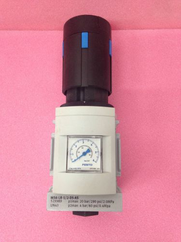 FESTO PRESSURE REGULATOR MS6-LR-1/2-D5-AS 529989 NEW