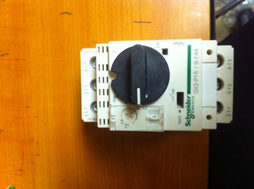 New schneider electric gv2p16 manual motor starter 9-14 amp 600 volt 3 phase for sale