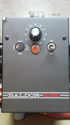 BALDOR BC140 DC MOTOR SPEED CONTROLLER, 1/100 - 2 HP