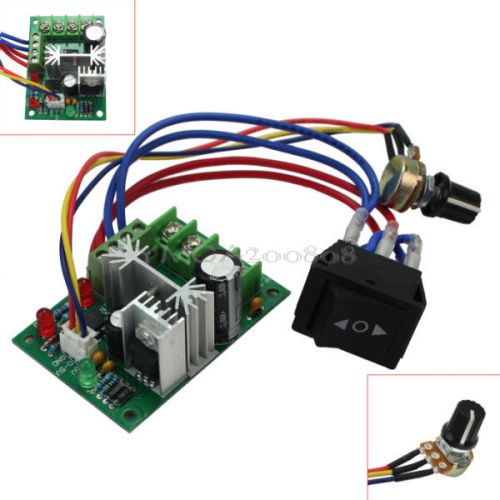 DC 9-30V 6A Motor Speed Control PWM Controller Switch 15KHz 9V/12V/24V