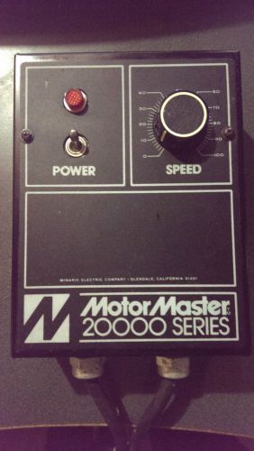 MOTOR MASTER MM21111A SPEED CONTROLLER 20000 SERIES