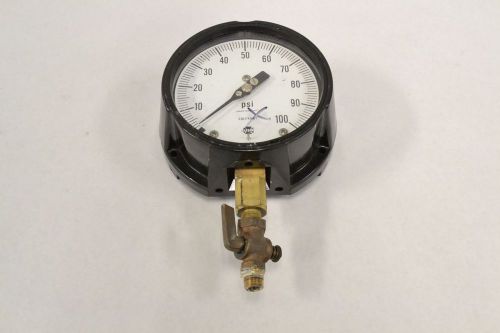 Usg pressure 0-100psi 5 in 1/4 in npt gauge b293393 for sale