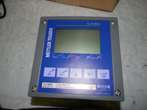 Mettler transmitter o2 4100e /2h p/n 52 121 215, loop powered 4 to 20 ma for sale