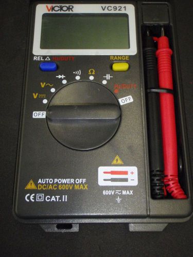 DIGITAL MULTIMETER COMPACT POCKET HARD CASE VC921 VOM INDUSTRIAL GRADE