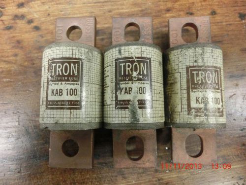 Buss Tron KAB-100 FUSE 600VOLT 100AMP