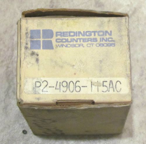 NEW Redington P2-4906-115AC Panel Mount Electrical Counter