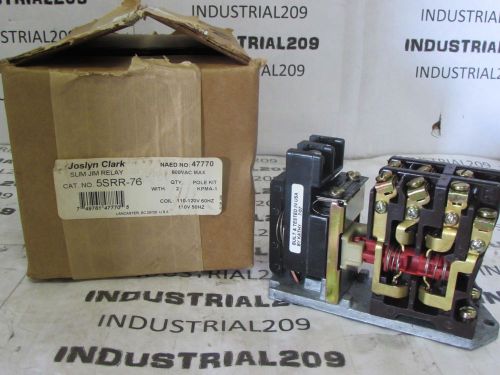 JOSLYN CLARK SLIM JIM RELAY 5SRR-76 TYPE PMS NEW IN BOX