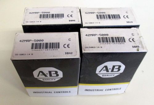 Allen Bradley Photoswitch Diffuse Photohead 42MRP-5000 Series C NIB Lot of 4