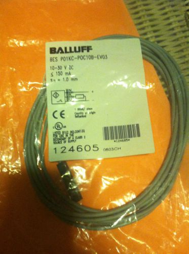 BALLUFF BES P01KC-POC10B-EV03 INDUCTIVE SENSORS 10-30 V DC, NEW