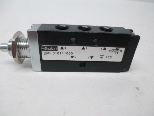 PARKER D10111000 PUSH BUTTON 150PSI 1/8 IN NPT PNEUMATIC VALVE D276859