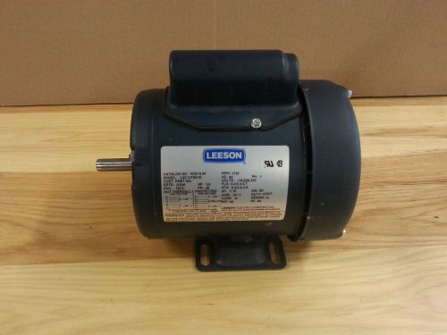 Leeson Motor 1/4HP 1725RPM 1PH 60HZ 48FR TEFC C4C17FB21E