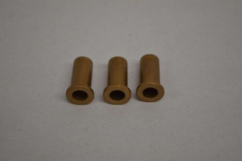 Lot 3 new bronze bushing 3/8in id 11/16in od 1-1/8in length d356911 for sale