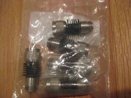 Lot of 5 Fairview Microwave Attenuator SA6N5WA-30 N M/F 30DB   6GHZ 5W