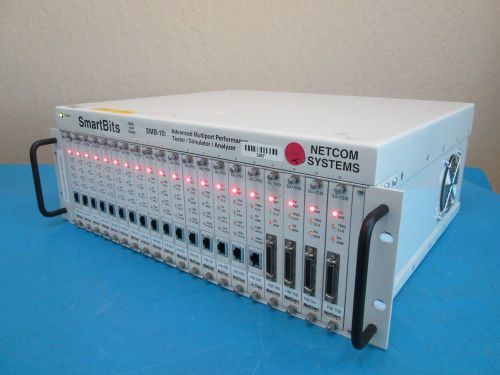 NetCom Systems SmartBits SMB-10 Analyzer With (16) ML-7710 (4) SX-7210 Module