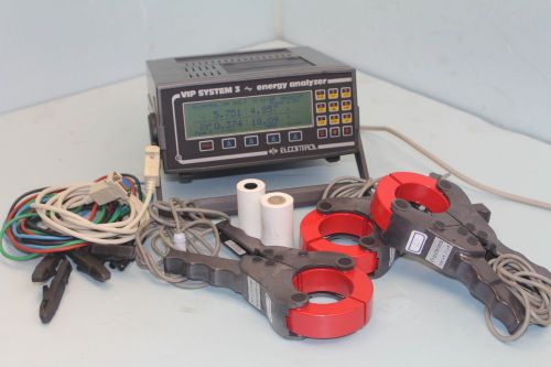 ELCONTROL VIP SYSTEM 3 ENERGY ANALYZER- W/ CLAMP,CASE,CLIP  SN:S11639