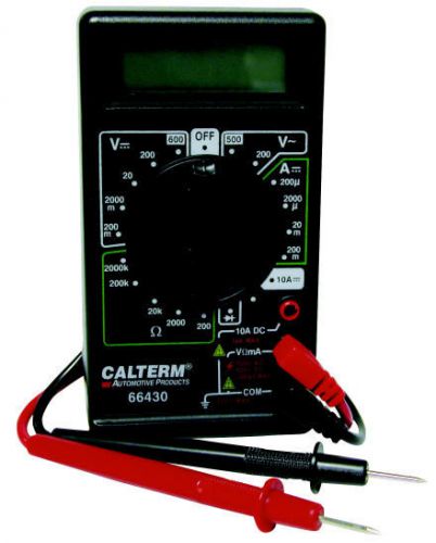 Calterm 66430 Multimeter 18 Range  ?