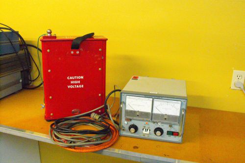 Biddle / AVO 60kv DC Dielectric test set 222060 w/ High Voltage unit, cables,man