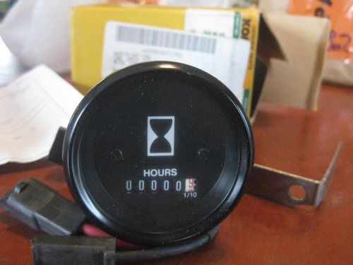 2 pieces komatsu hours meter gauge time black new for sale