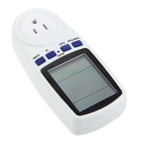 Watt Voltage Amps Energy Saving Meter power Monitor saving Analyzer US Plug in