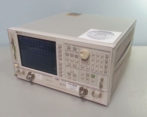 Agilent / HP 8720D Network Analyzer: 50 MHz to 20 GHz w/ Option 010, 012 &amp; 400