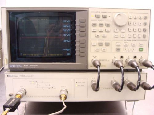 HP Agilent 8753C Network Analyzer + 85047A S-Parameter Test Set 300kHz- 6GHz!