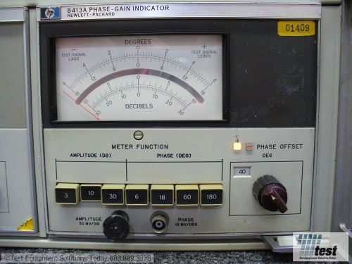 Agilent HP 8413A Phase-Gain Indicator  ID #23939 TEST