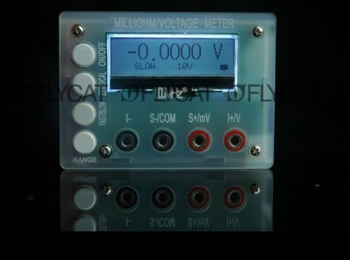 0-20 ohm /0.2ohm Digital Milliohmmeter Resistance Meter + CASE