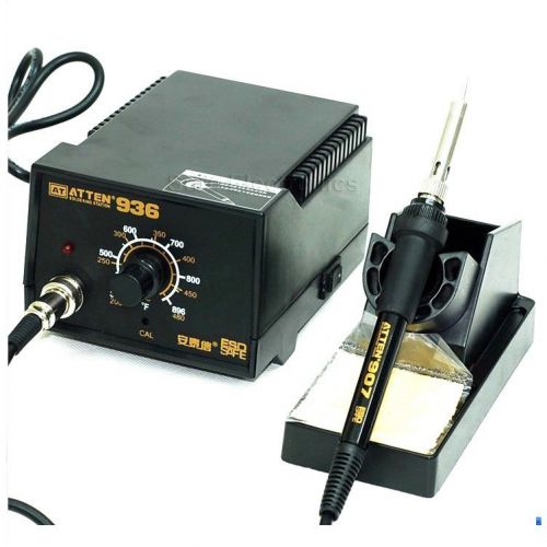 Atten at936  rework station welding soldering station solder irons 50w 220v esd for sale