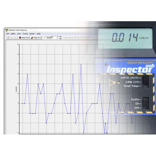 S.E. International Observer Serial Radiation Detection Software + Cable a ss y x