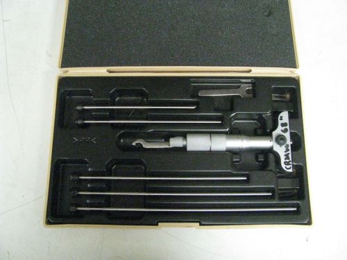 Mitutoyo Depth Micrometer Set - mdl. 129-128  0-6&#034;/.001&#034; - EA8