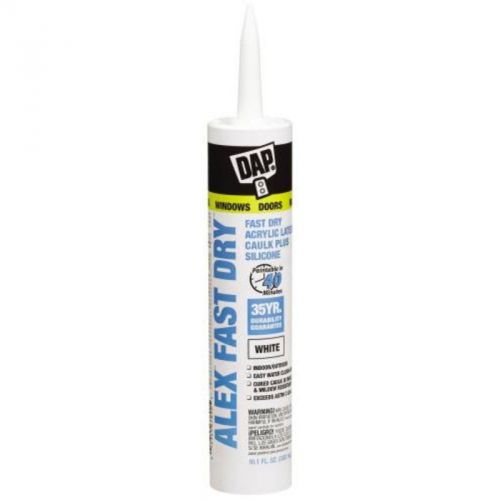 Alex Fast Dry Acyrlic Latex Caulk  Indoor/Outdoor 18425 DAP INC Adhesive Caulk