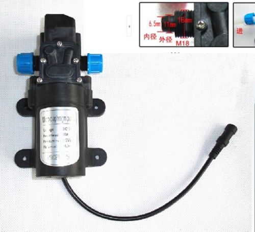 New 70W 12V Electric Diaphragm High Pressure Water Pump Car Wash