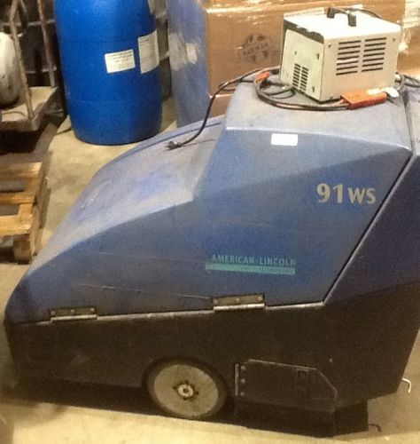 American lincoln electric floor sweeper with charger for sale