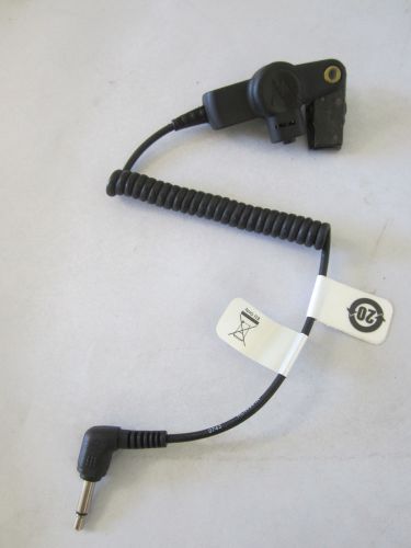 Motorola rln4941a earpiece plug for remote speaker mic with 3.5mm audio jack for sale