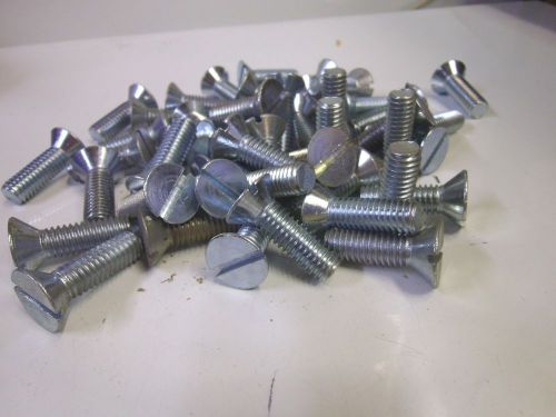 3/8-16 X 1&#034; FLAT HEAD SLOTTEDE MACHINE SCREW (QTY 17) #J55027