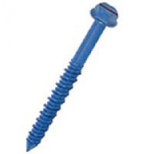 Scr Cncrt 1/4In 2-3/4In Hex COBRA ANCHORS Masonry Screws 683W Heat Treated Steel