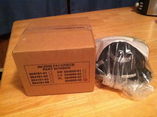 NEW in SEALED BOX SCOTT AV2000 SCBA MASK Facepiece Comfort Seal Poly Harness lot