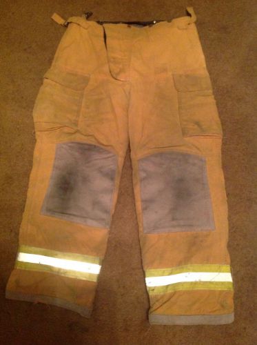 36x32  - Lion Pants-  FIREFIGHTER TURNOUT Bunker Gear - Nomex Liner #16