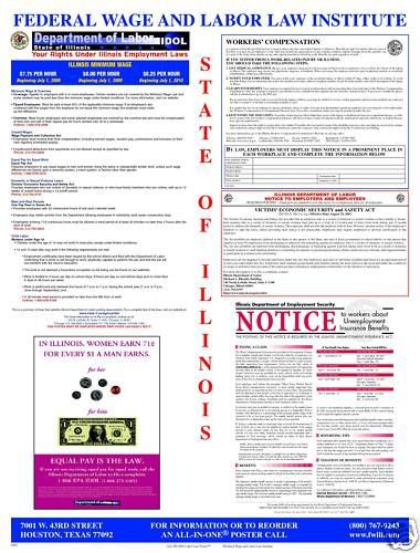 Illinois (IL) All-In-One Labor Law Poster