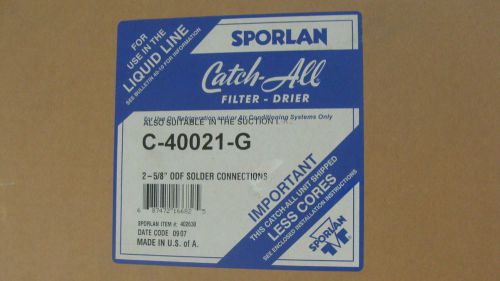 New Factory Overstock Sporlan Valve - C40021G - Filter Drier Shell - 2-5/8&#034; ODF