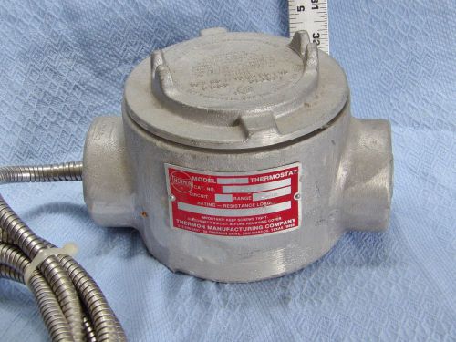 THERMOSTAT THERMON MODEL ET CAT NO. ET7-200 RANGE 0-200F 14A 120/240VAC